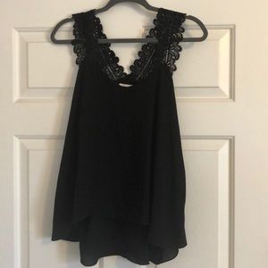 Black Lace Top